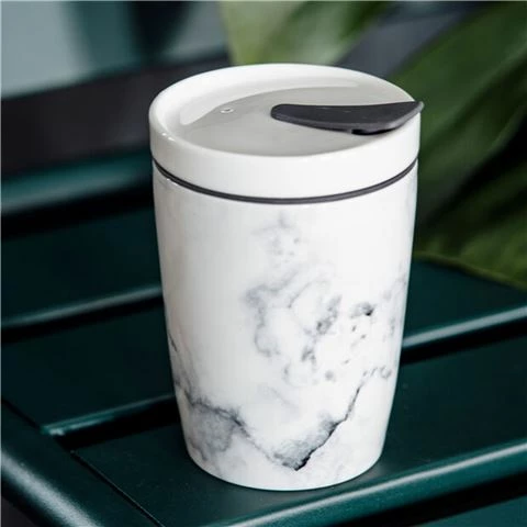 Villeroy & Boch V&B - Like Coffee To Go Mug Marmory 290ml Small 3 Villeroy & Boch V&B - Like Coffee To Go Mug Marmory 290ml Small