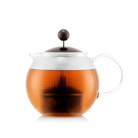 Bodum - Tea Press With Glass Handle And Lid Dark Roast 500ml 3 Bodum - Tea Press With Glass Handle And Lid Dark Roast 500ml