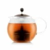 Bodum - Tea Press With Glass Handle And Lid Dark Roast 1L 2 Bodum - Tea Press With Glass Handle And Lid Dark Roast 1L -KeepCup shop 164000 Large