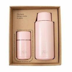 Frank Green - Ceramic Gift Blushed Pink 295ml / 1L Set 2pce