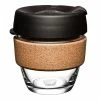 Keepcup - Brew Reusable Glass Coffee Cup Cork Black 227ml 1 Keepcup - Brew Reusable Glass Coffee Cup Cork Black 227ml -KeepCup shop 188734 Large