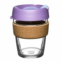 Keepcup - Brew Re-Use Glass Coffee Cup Cork Moonlight 340ml