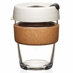 Keepcup - Brew Reusable Glass Coffee Cup Cork Filter 340ml