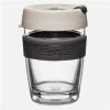 Keepcup - Brew Longplay Reusable Glass Coffee Cup Milk 340ml 1 Keepcup - Brew Longplay Reusable Glass Coffee Cup Milk 340ml -KeepCup shop 188747 Large