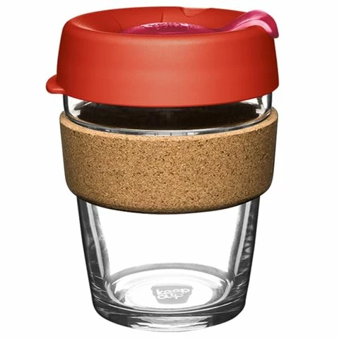Keepcup - Brew Reusable Glass Coffee Cup Cork Daybreak 340ml 3 Keepcup - Brew Reusable Glass Coffee Cup Cork Daybreak 340ml