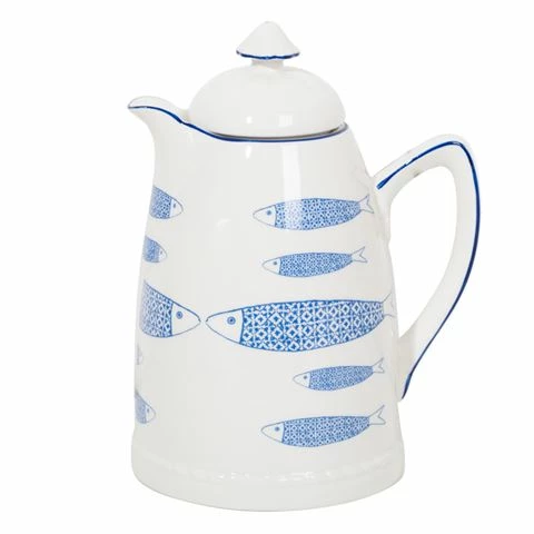 Luxe By Peter's - Porcelain Carafe Fish 3 Luxe By Peter's - Porcelain Carafe Fish
