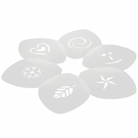 Aerolatte - Cappuccino Art Stencil Set 6pce 3 Aerolatte - Cappuccino Art Stencil Set 6pce