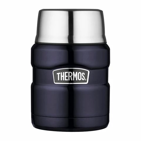 Thermos - Stainless Steel Vacuum Food Flask Blue 470ml 3 Thermos - Stainless Steel Vacuum Food Flask Blue 470ml