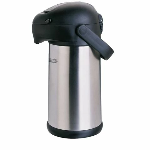 Thermos - Stainless Steel Pump Pot 2.5L 3 Thermos - Stainless Steel Pump Pot 2.5L