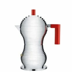 Alessi - Pulcina Red Espresso Coffee Maker 150ml