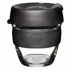 Keepcup - Brew Reusable Glass Coffee Cup Black 227ml