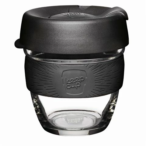 Keepcup - Brew Reusable Glass Coffee Cup Black 227ml 3 Keepcup - Brew Reusable Glass Coffee Cup Black 227ml