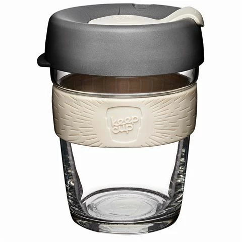 Keepcup - Brew Reusable Glass Coffee Cup Chai 340ml 2 Keepcup - Brew Reusable Glass Coffee Cup Chai 340ml