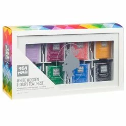 Tea Tonic - White Wooden Luxury Tea Chest