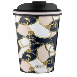 Avanti - Go Cup Baroque Navy & Pink 280ml