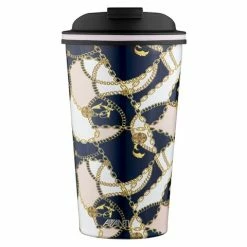 Avanti - Go Cup Baroque Navy & Pink 410ml